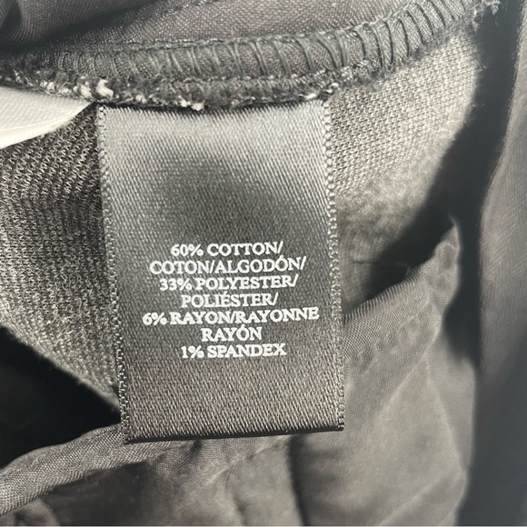 Ann Taylor Black White Tiny Houndstooth Print Pockets Zip Pants Trousers Office - Picture 6 of 12